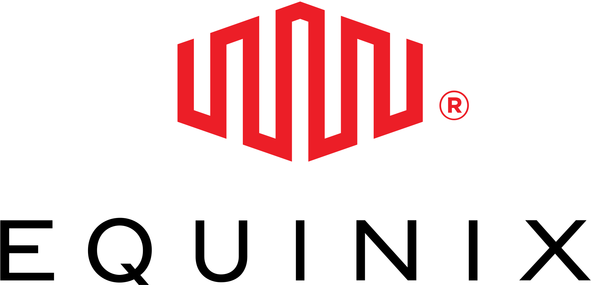 A red and black logo for the university of information.